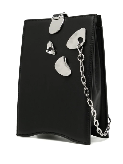 Shop Published By Chaink-link Shoulder Bag In Black