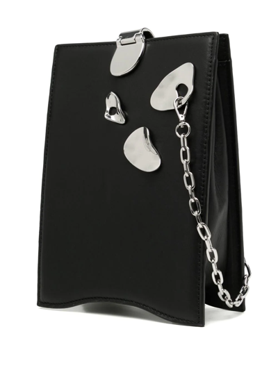 Published By Chaink-link Shoulder Bag In Black