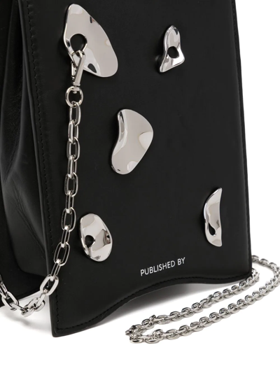 Published By Chaink-link Shoulder Bag In Black