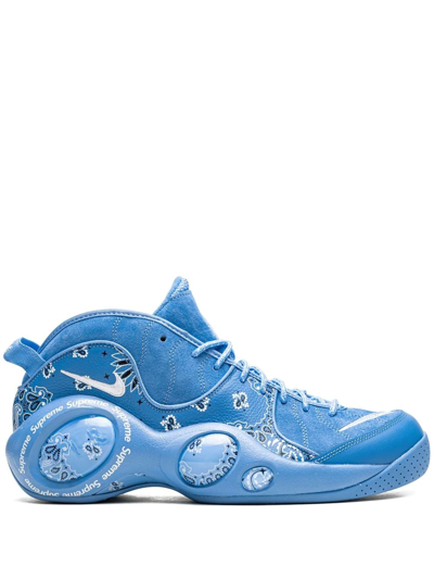 Shop Nike X Supreme Air Zoom Flight 95 "blue" Sneakers