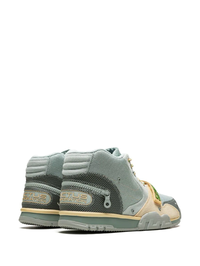 Nike Gray Travis Scott Edition Air Trainer 1 Sp Sneakers In Grey