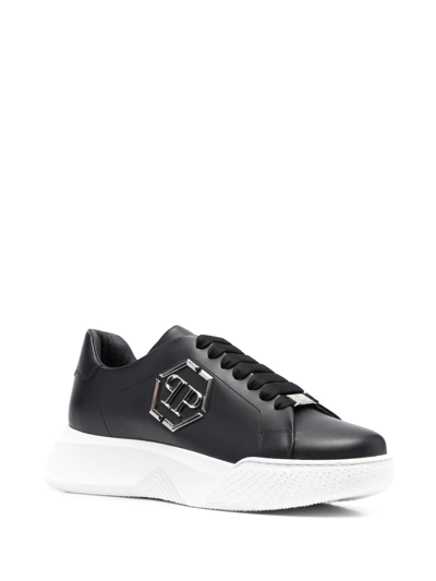 Shop Philipp Plein Godzilla Hexagon Runner Sneakers In Black