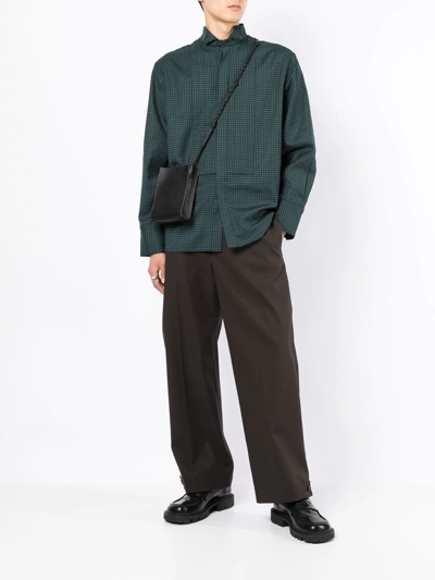 Onefifteen X Anowhereman Spot-print Shirt In Green