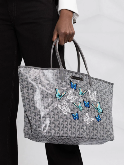 Butterfly of Philip Karto - Louis Vuitton customized bag with python and  silver details 35 cm for women