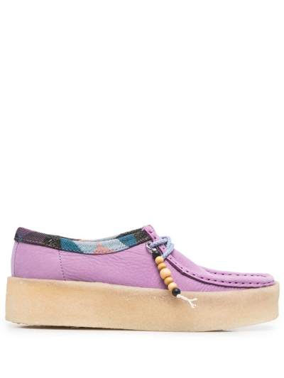 Clarks Originals Wallabee Oxford Shoes In Purple | ModeSens