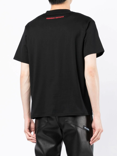Shop Kwaidan Editions Round Neck T-shirt In Black