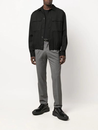 Pt Torino Tapered-leg Tailored Trousers In Grey