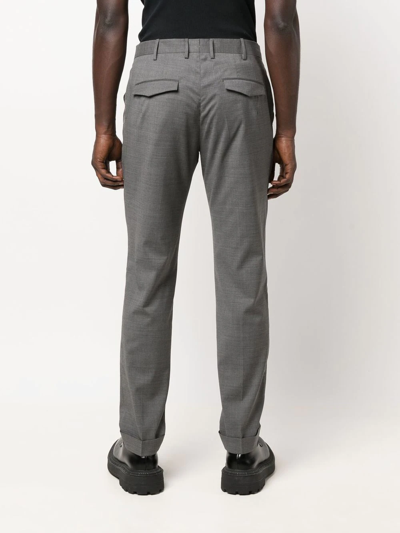 Pt Torino Tapered-leg Tailored Trousers In Grey