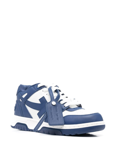 Shop Off-white Out Of Office 'ooo' Sneakers In Blue