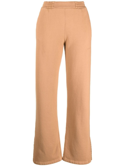 Shop Off-white Diag Straight-leg Track Pants In Neutrals