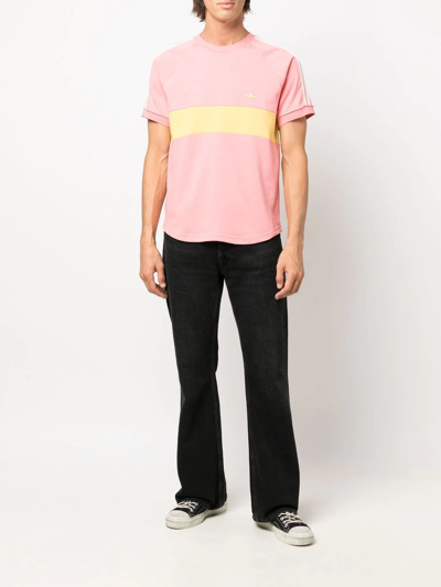 Wales Bonner Pink Adidas Originals Edition Cotton T-shirt In Tactile Rose  F17 | ModeSens