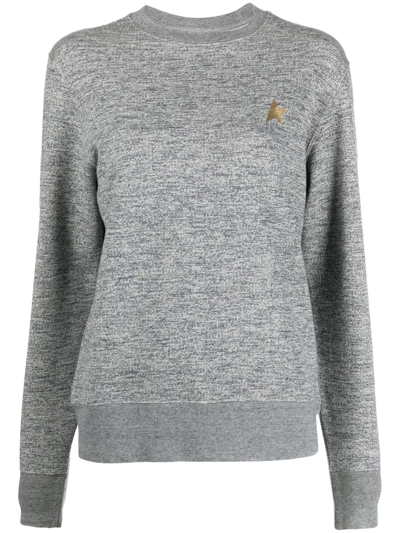 Golden Goose Deluxe Brand Crewneck Long In Grey