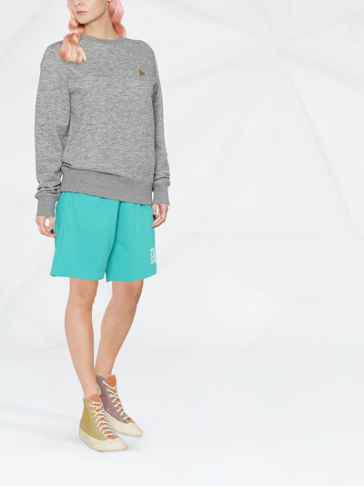 Shop Golden Goose Star-print Sweatshirt In Grey