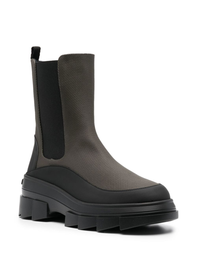 Stuart Weitzman Military Slip-on Boots In Green