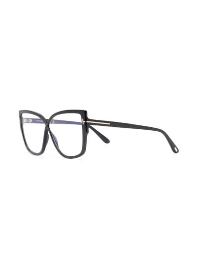 Tom Ford Square-frame Optical Glasses In Black