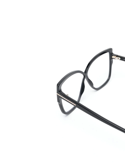 Tom Ford Square-frame Optical Glasses In Black
