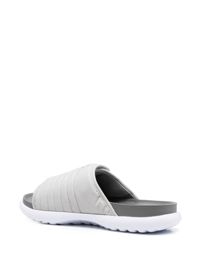 Shop Nike Azuna 2 Slides In Grey