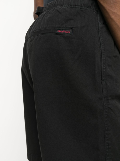 Shop Gramicci Buckle-fastening Waistband Shorts In Black