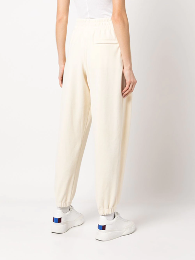 Alexander Wang High-waisted Track Trousers In Yellow