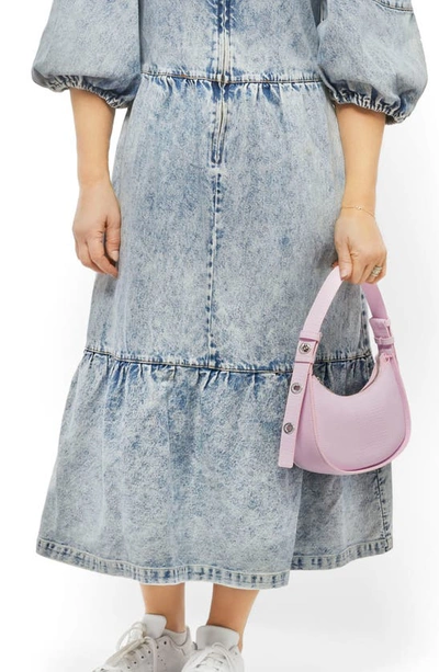 Shop House Of Want H.o.w. We Are Confident Vegan Leather Shoulder Bag In Pink Lady