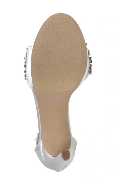 Shop Paradox London Pink Enya Ankle Strap Sandal In Ivory