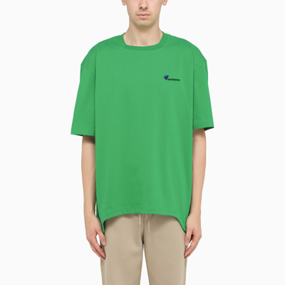 Shop Ader Error | Green T-shirt With Embroidered Logo