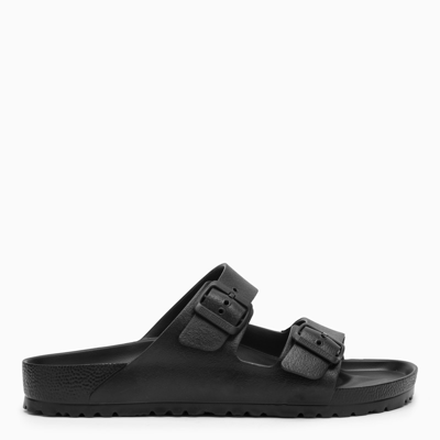 Shop Birkenstock Nera Arizona Sandals In Pvc In Black