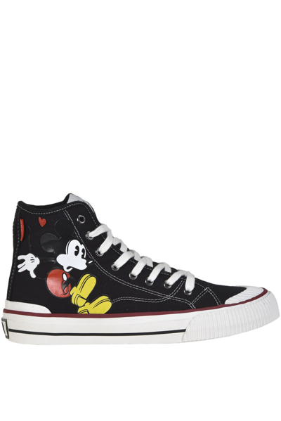 Shop Moa Master Of Arts Master Collector Mickey Mouse High-top Sneakers In Black