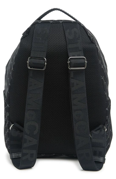 Shop Stella Mccartney Eco Nylon Stella Backpack In Black White