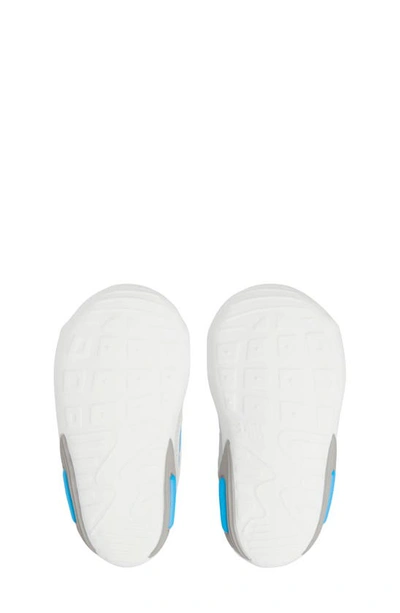 Shop Nike Air Max 90 Crib Sneaker In White/ Grey/ Pewter/ Blue