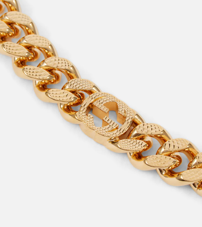 Shop Gucci Interlocking G Chain Necklace In Oro 63