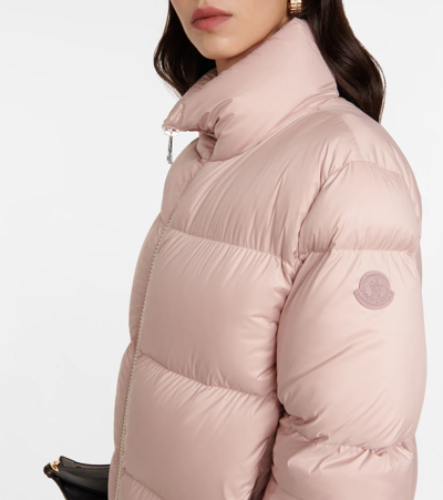 Shop Moncler Anterne Quilted Jacket In Pink