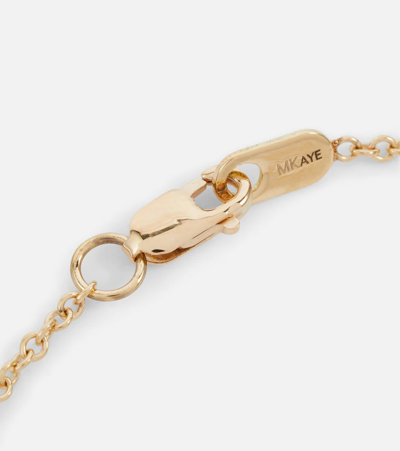 Melissa Kaye Aria 18kt Gold Necklace With Diamonds In Yg