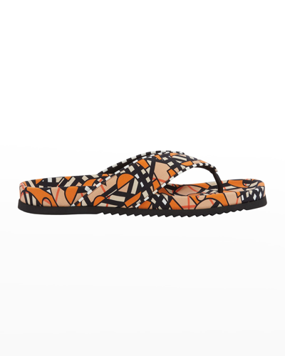 Burberry deals sandals orange