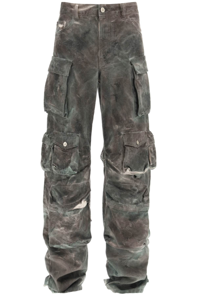 Shop Attico The  'fern' Cargo Trousers In Mixed Colours