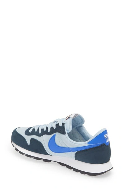 Nike Air Pegasus 83 Leather-trimmed Suede Sneakers In Blue | ModeSens