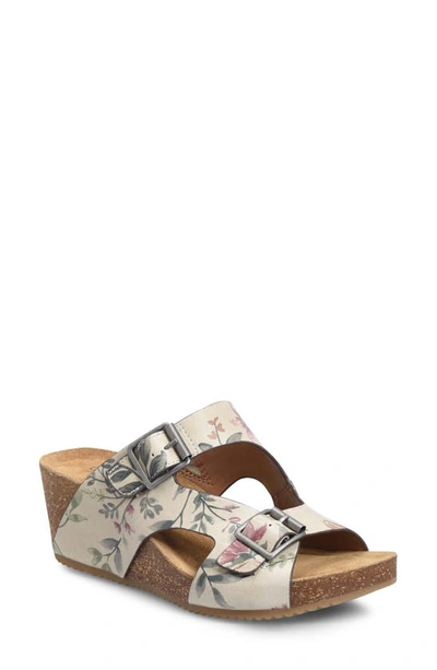 Shop Comfortiva Emah Wedge Sandal In Pale Olive
