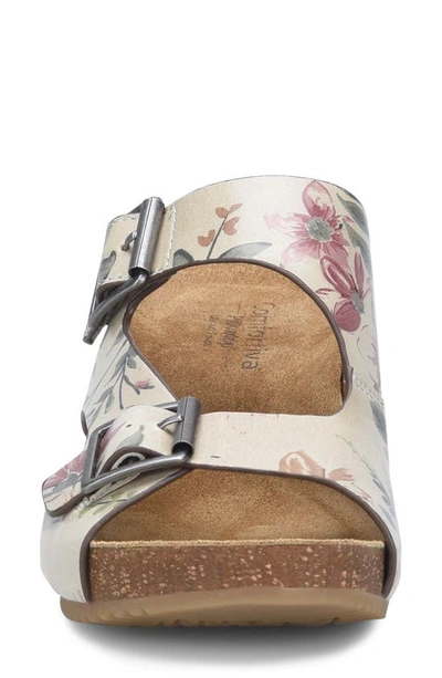 Shop Comfortiva Emah Wedge Sandal In Pale Olive
