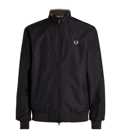 Shop Fred Perry Brentham Track Jacket In Black