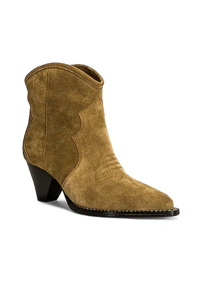 Isabel Marant Womens Grey Boots In Taupe