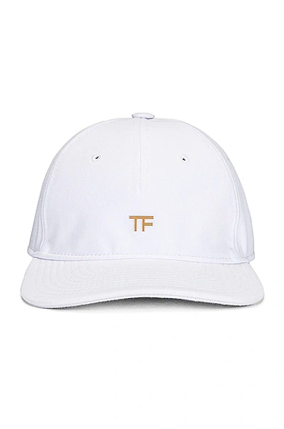 Shop Tom Ford Baseball Cap In White