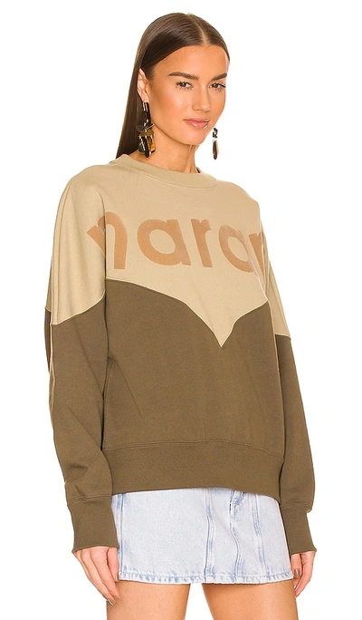 Shop Isabel Marant Étoile Houston Sweatshirt In Military