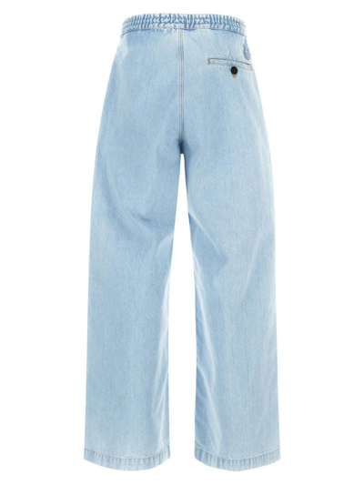 Shop Moncler Genius Trousers In Blue