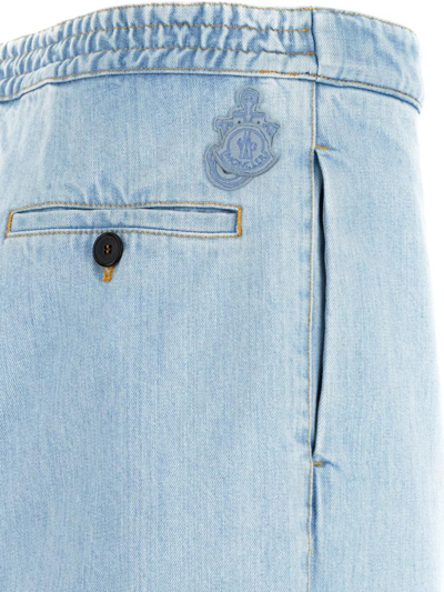 Shop Moncler Genius Trousers In Blue