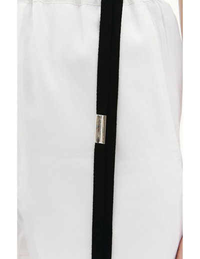 Ann Demeulemeester White Angela Viscose Shorts In White