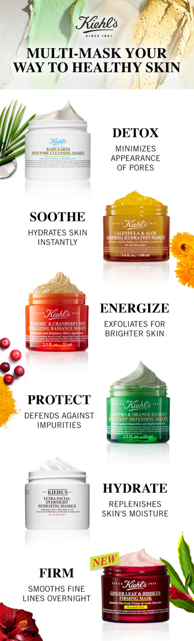 Kiehl's Since 1851 1851 Turmeric & Cranberry Seed Energizing Radiance Mask 3.4 oz/ 100 ml In 3.4 Oz.