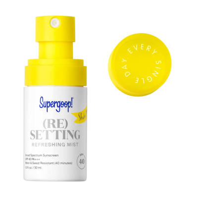 Shop Supergoop (re)setting Refreshing Mist Spf 40 In 1 Fl oz | 30 ml