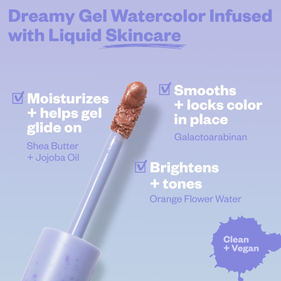 Kosas 10-second Eye Gel Watercolor Eyeshadow In Heat