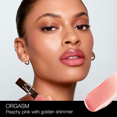Nars Afterglow Lip Shine Gloss Orgasm 0.17 oz/ 5.5 ml In Orgasm
