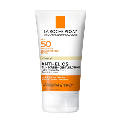 Shop La Roche-posay Anthelios Gentle Mineral Sunscreen Lotion Spf 50 In 4 Fl oz